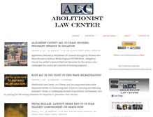 Tablet Screenshot of abolitionistlawcenter.org